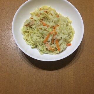 キャベツにんじん塩味スパゲティサラダ